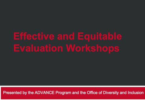 Effective and Equitable Evaluation Workshops
