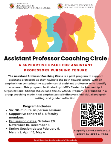 flyer with white background and red, yellow, and blue logo. the text on the flyer gives details about the coaching program